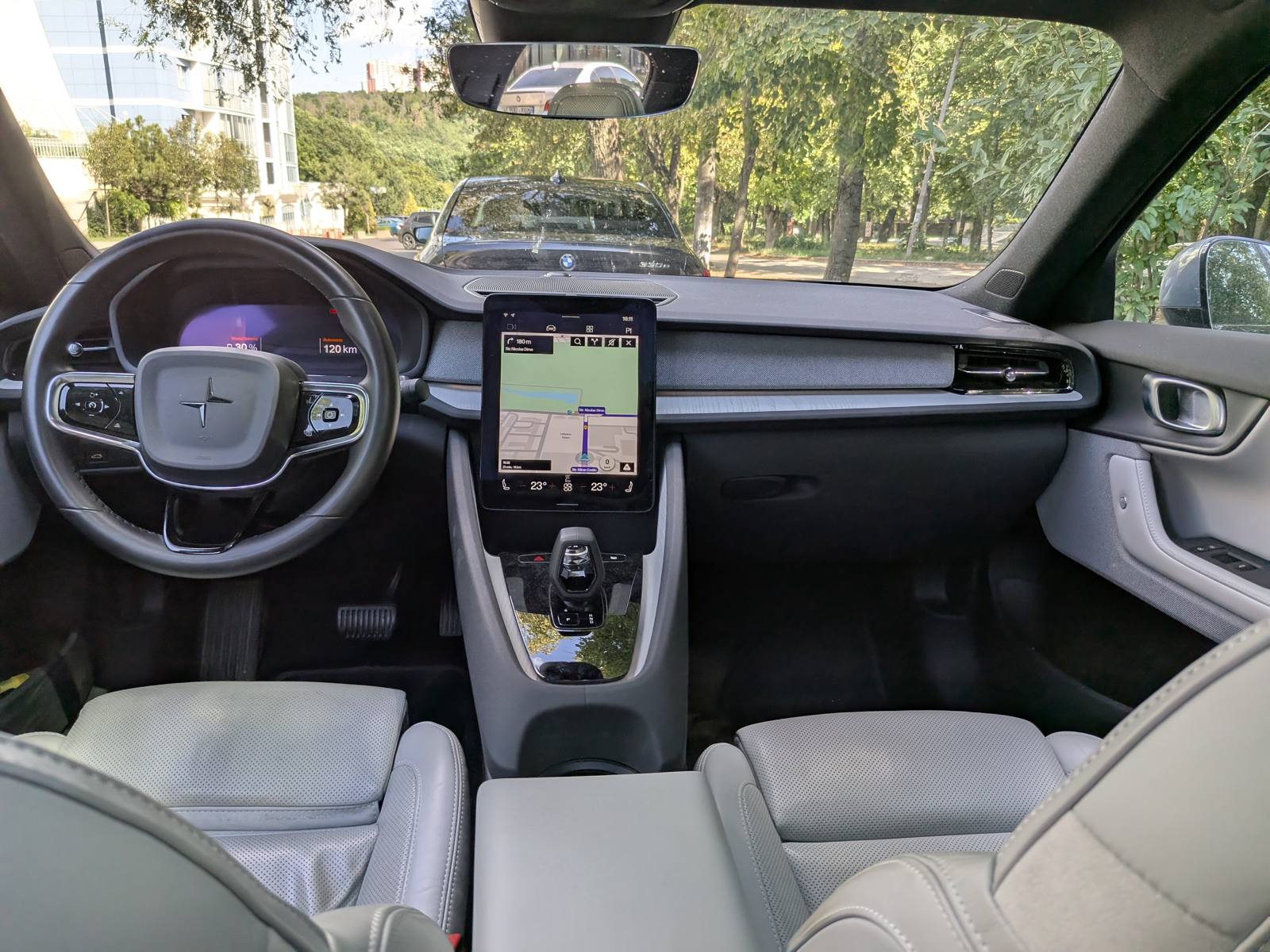 The interior, on test drive day